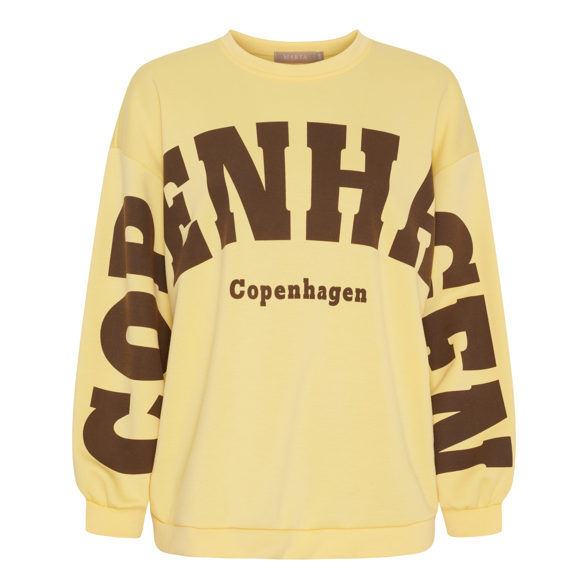 MDC Hibiscus sweatshirt yellow/moro - Online-Mode