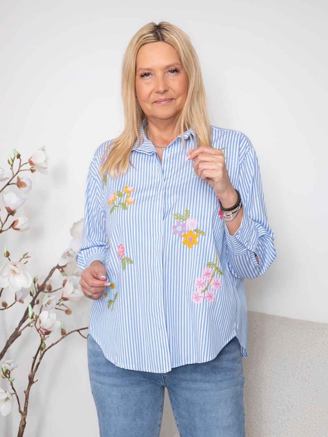 MDC Judika shirt blue stripe - Online-Mode
