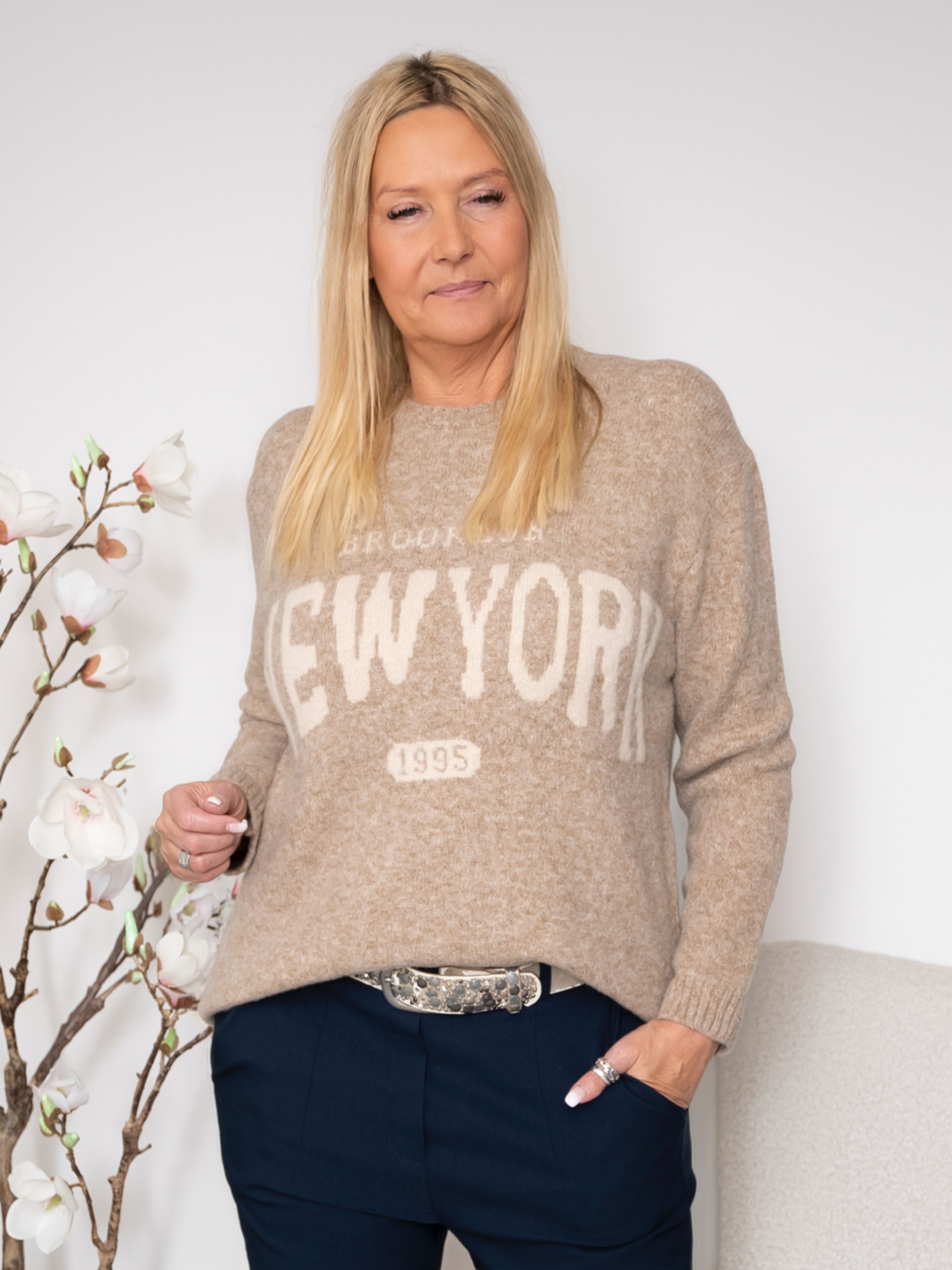 MDC Mara knit camel/panna - Online-Mode