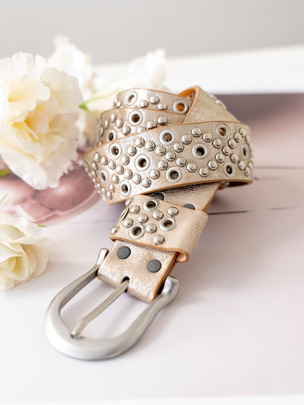 Merle bælte golden - Online - Mode