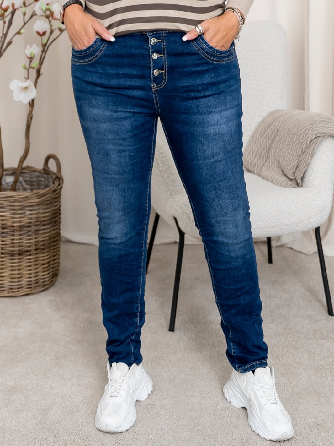 Mille jeans dark blue denim - Online - Mode