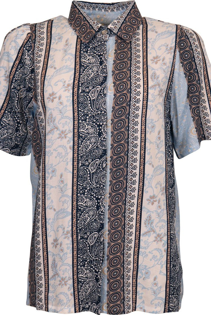 Ofelia Leslie shirt blue - Online-Mode