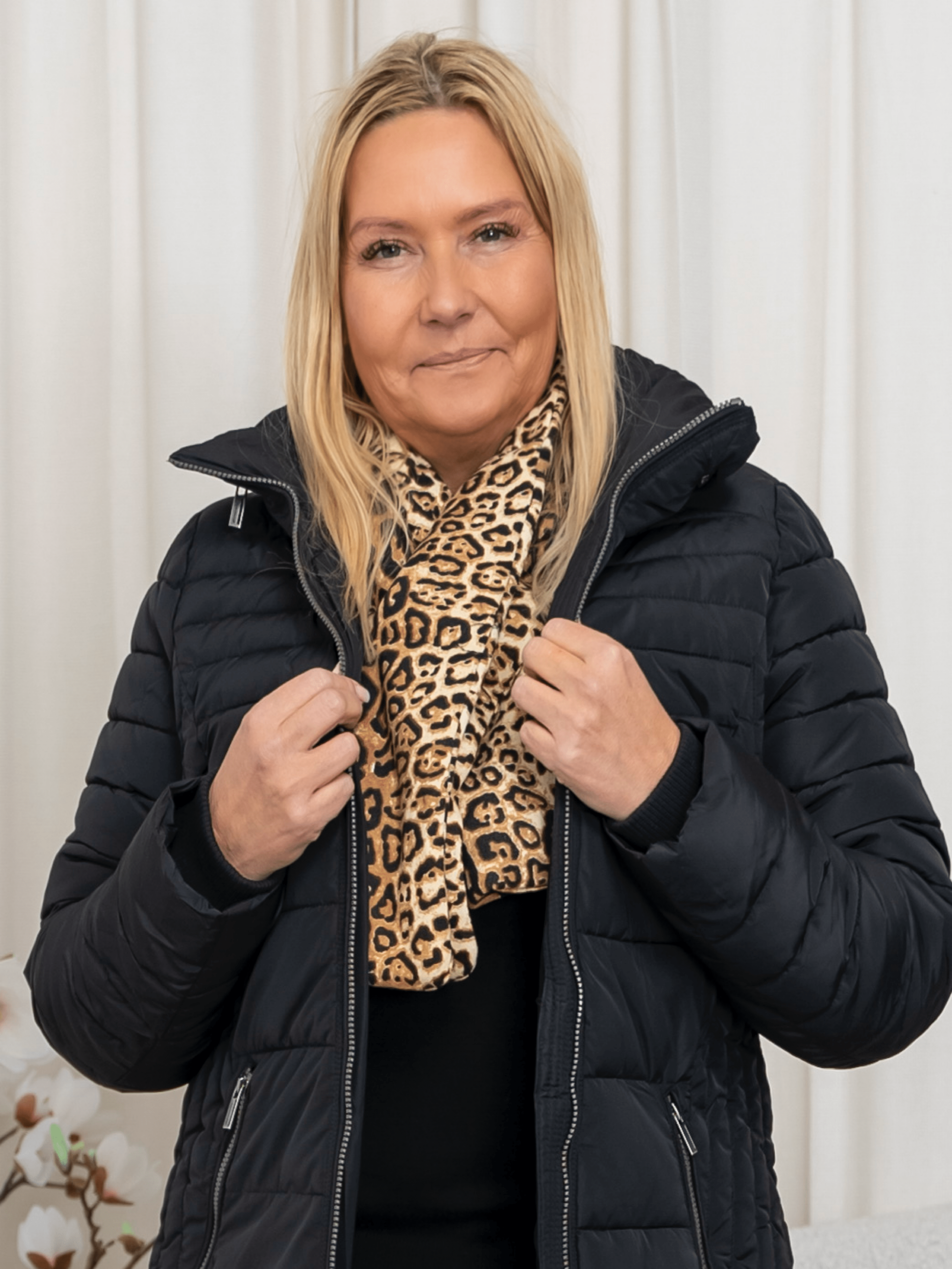 Savanna Chic scarf leo beige - Online - Mode