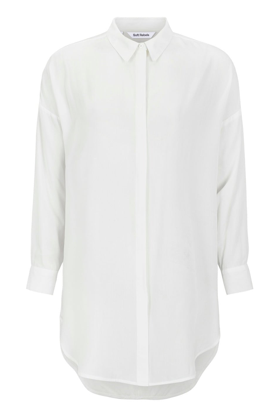 Soft Rebels SRfreedom long shirt snow white - Online - Mode