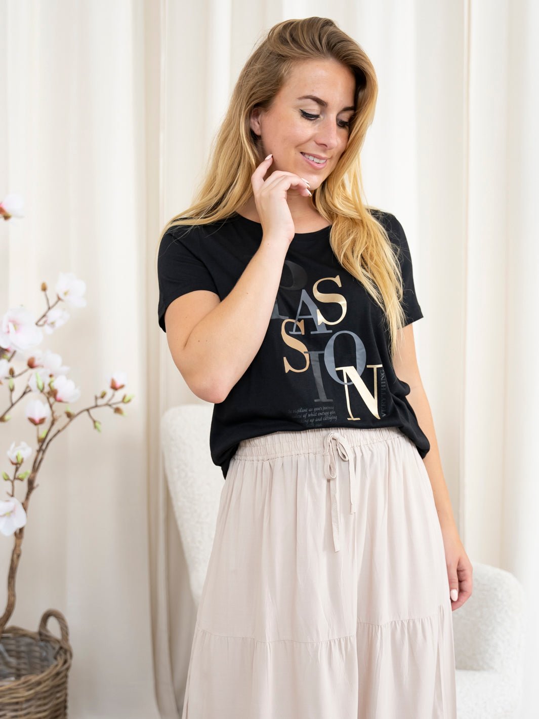 Soya Concept Felicity 472 t - shirt black - Online - Mode