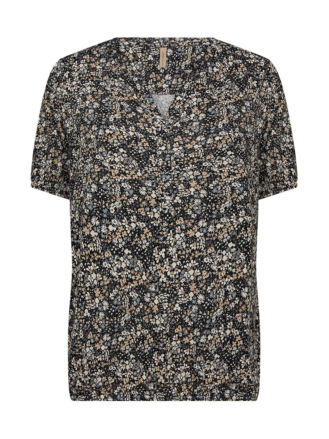 Soya Concept Felicity AOP 467 t - shirt beige mix - Online - Mode