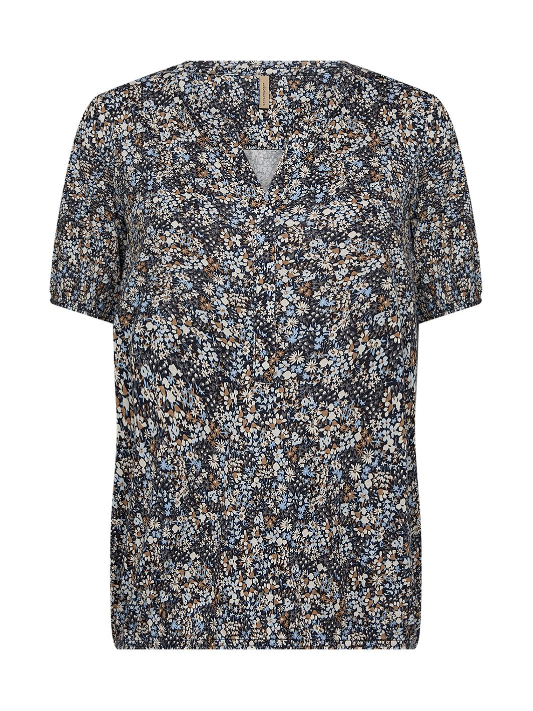 Soya Concept Felicity AOP 467 t - shirt blue mix - Online - Mode