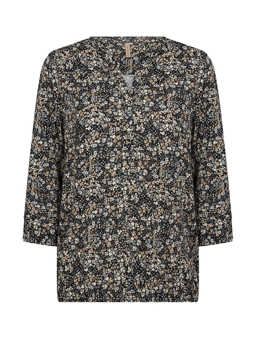 Soya Concept Felicity AOP 468 blouse beige mix - Online - Mode