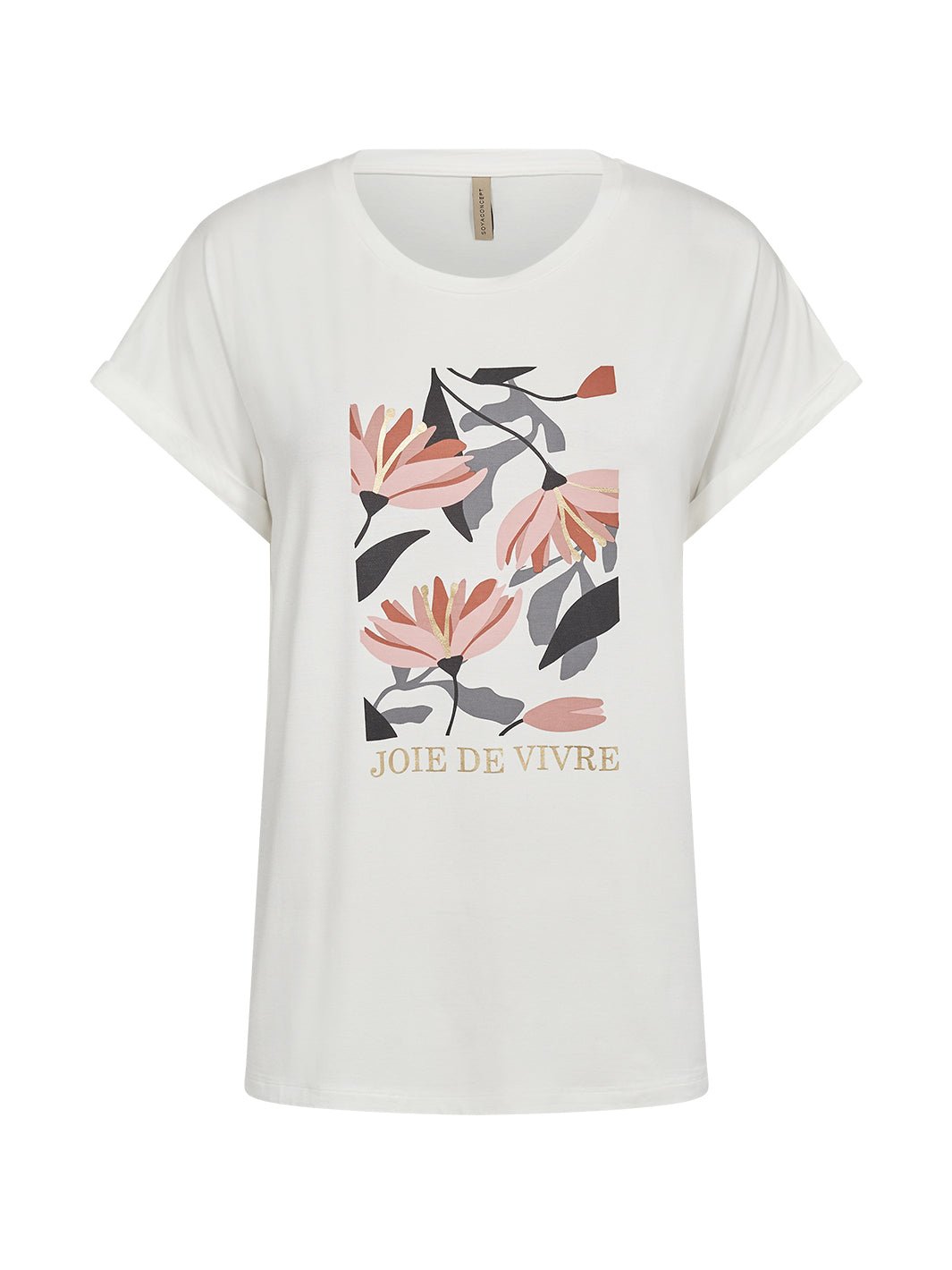 Soya Concept Marica FP 300 t - shirt hvid/glrosa - Online - Mode