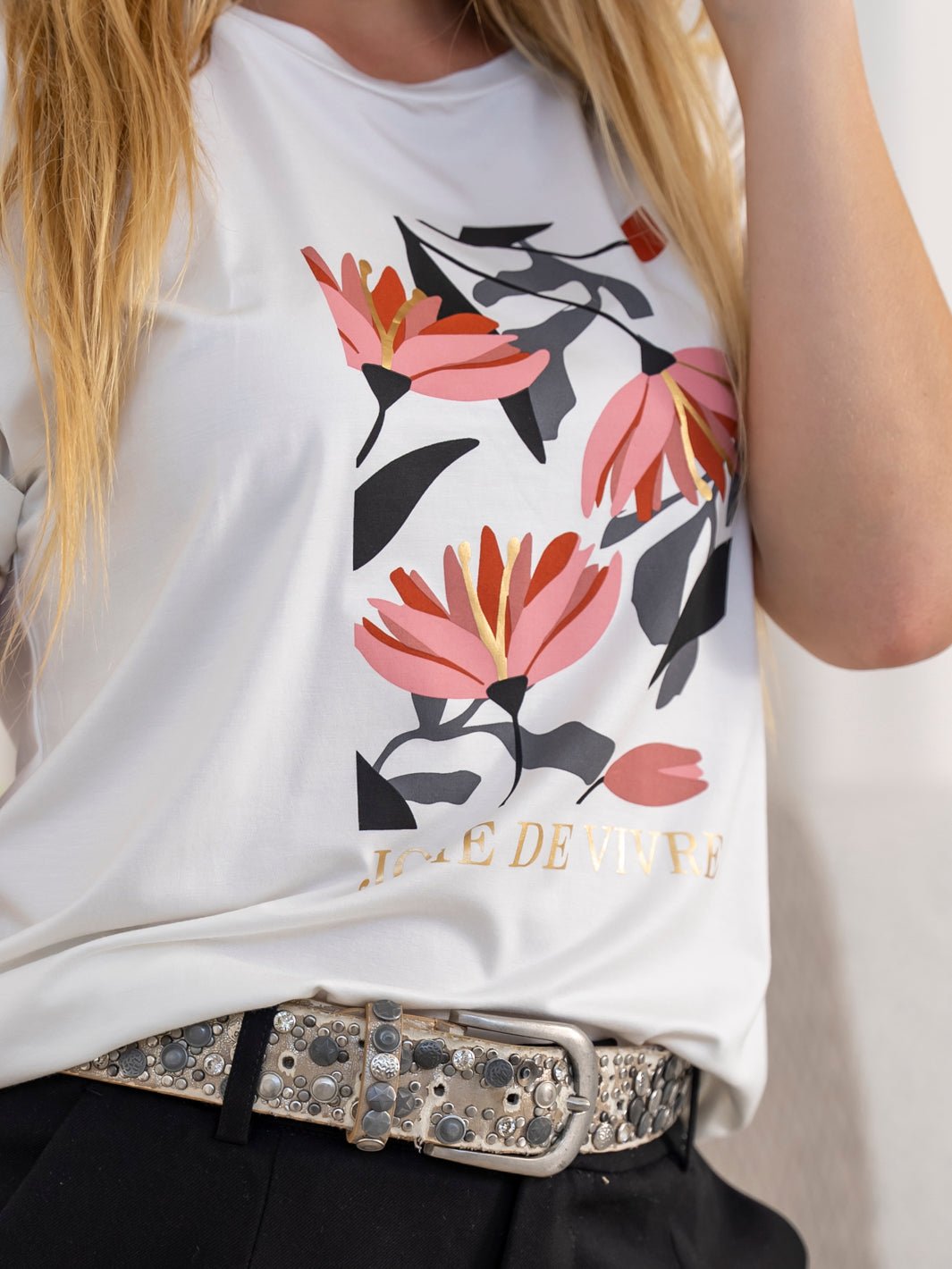 Soya Concept Marica FP 300 t - shirt hvid/glrosa - Online - Mode