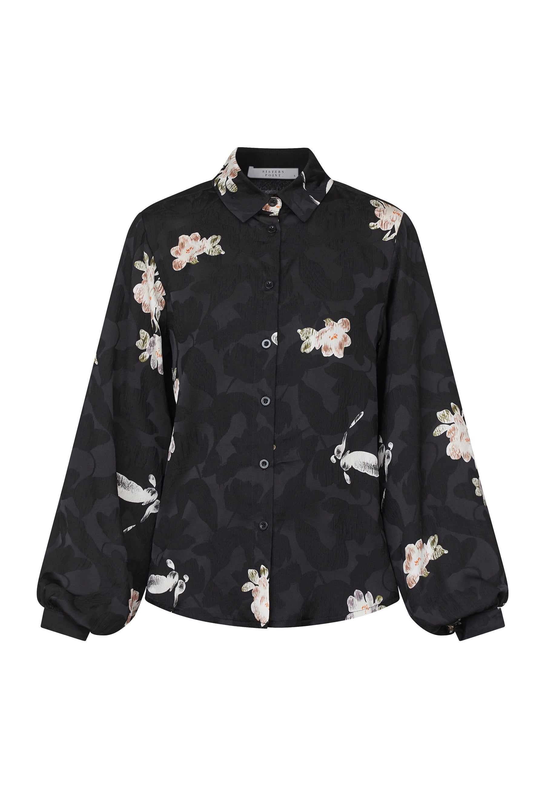 SP Gada shirt black/flower - Online-Mode