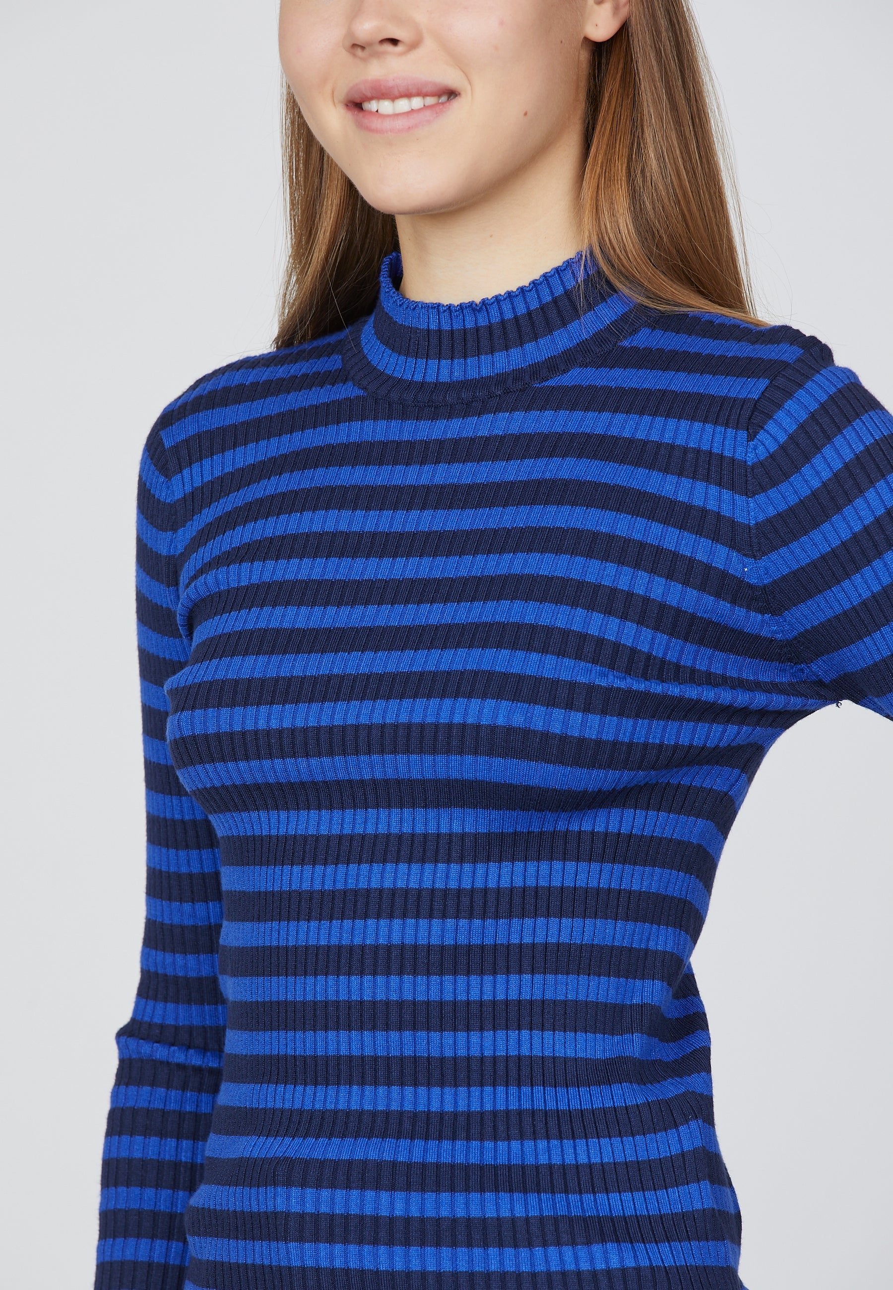 SP Huga-T LS shirt cobalt/stripe - Online-Mode