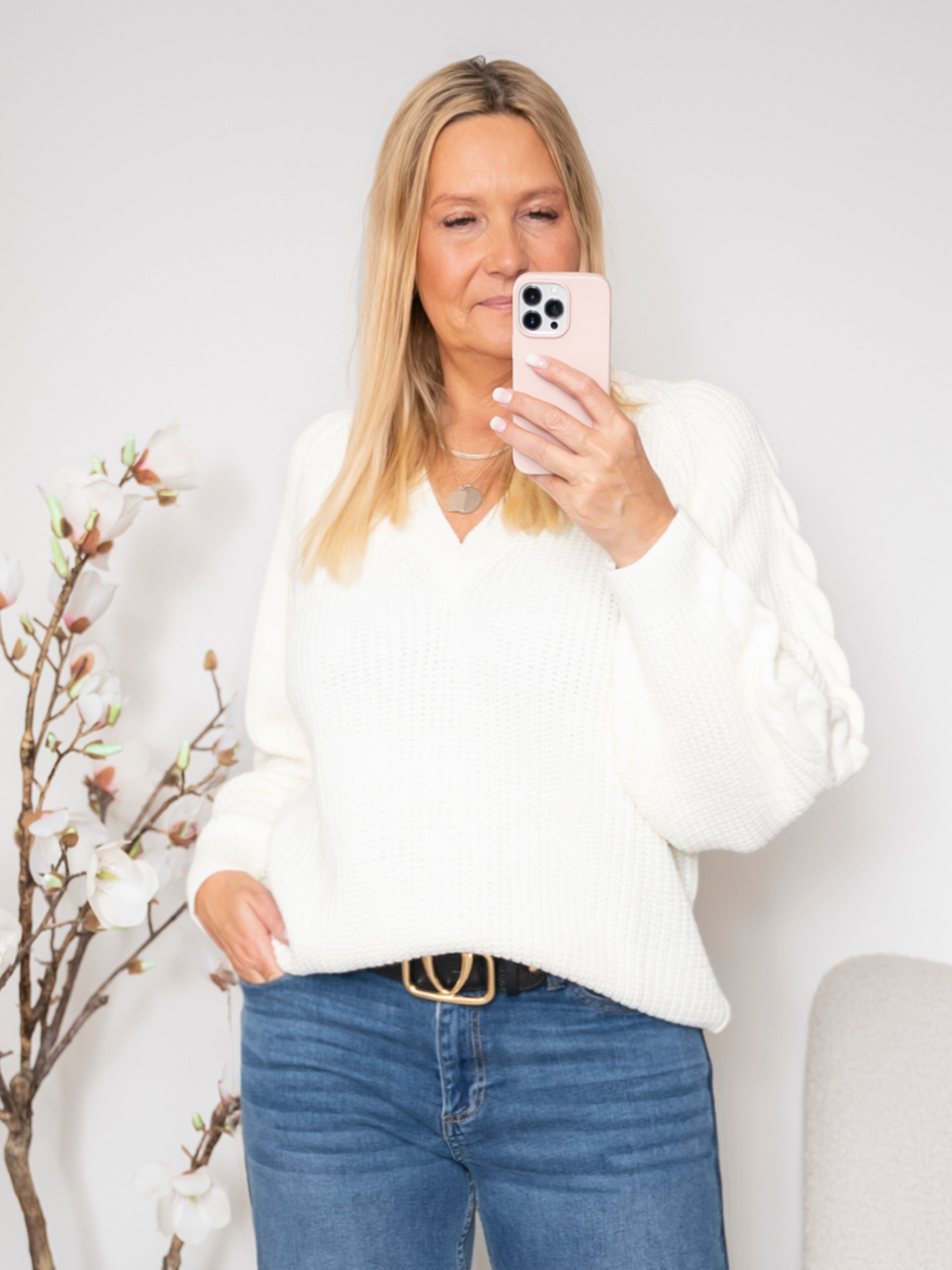 SP Miba V pullover offwhite - Online-Mode