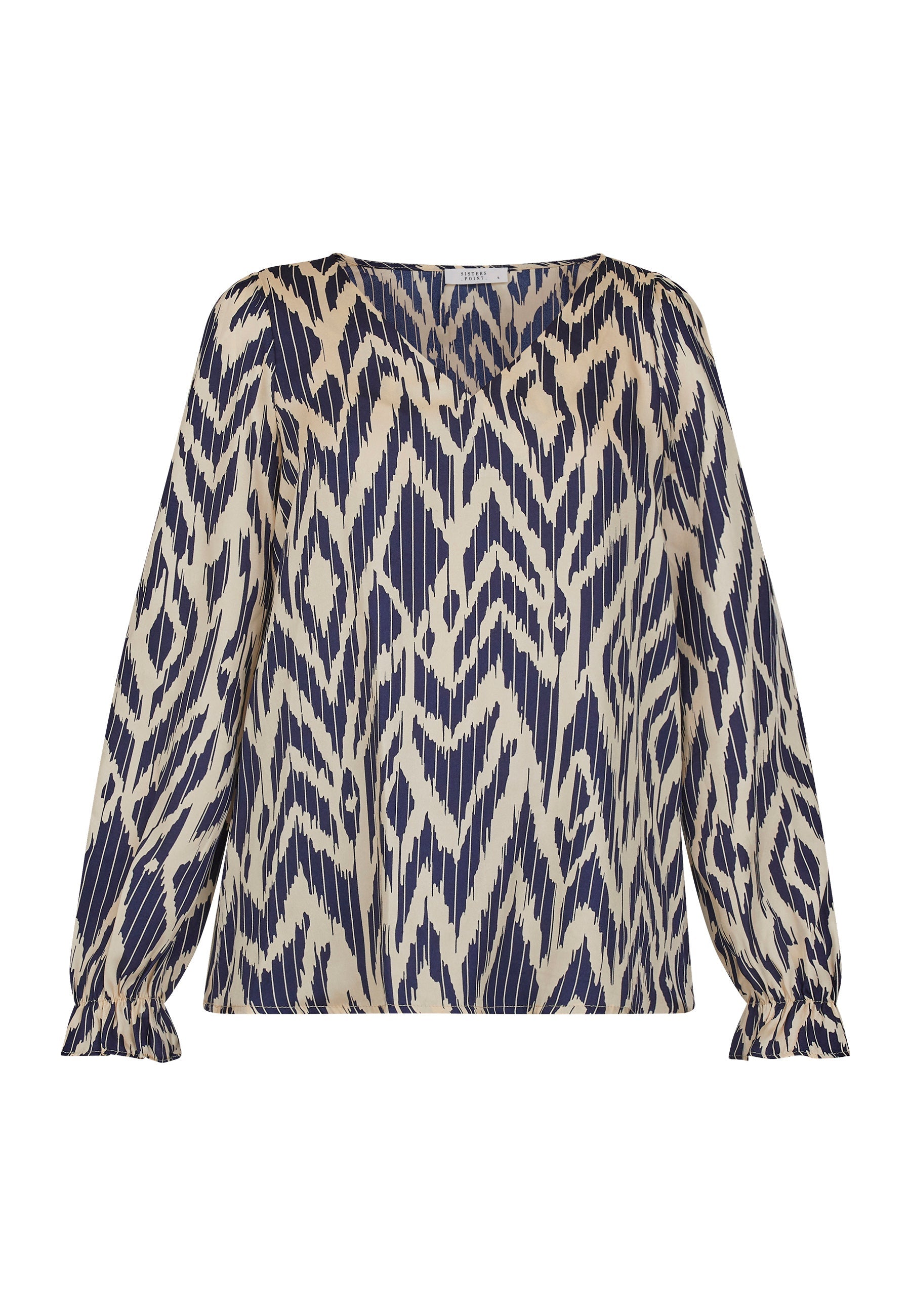SP Noki shirt navy/cream - Online-Mode