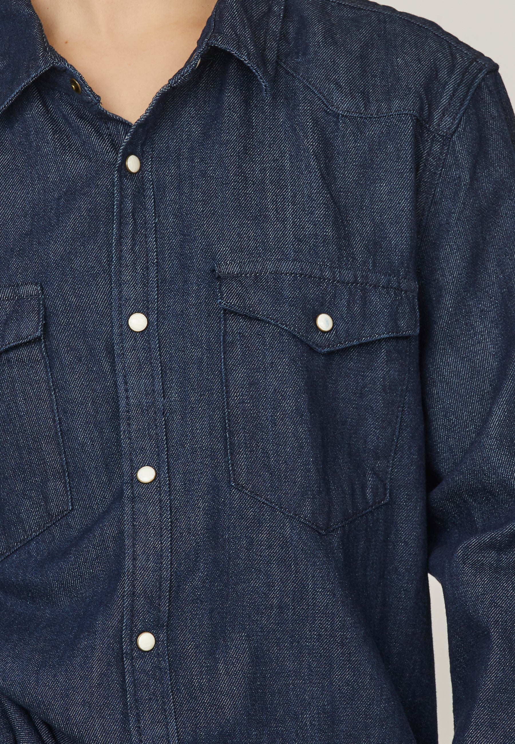SP Osa shirt dark denim - Online-Mode