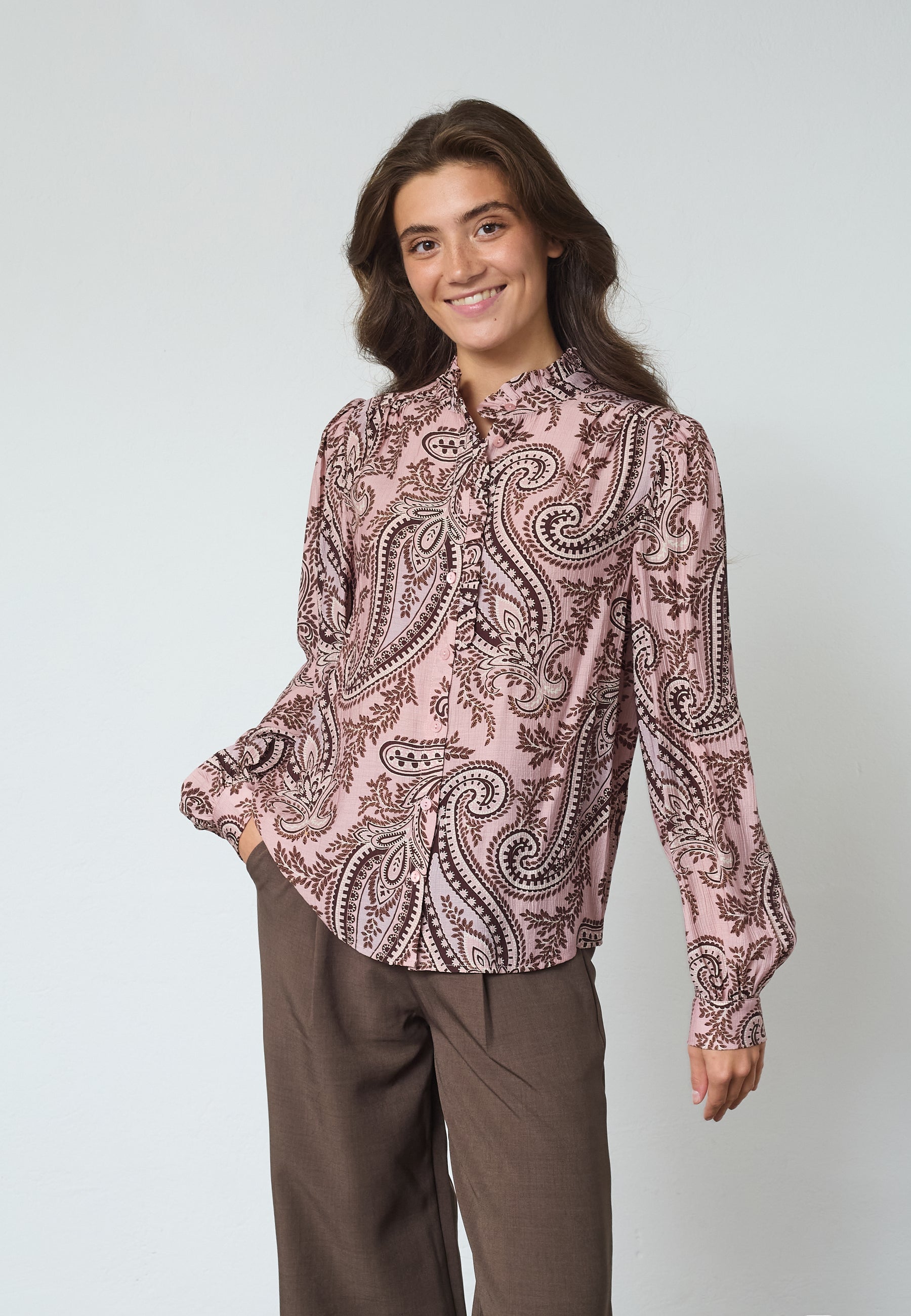 SP Virsa shirt mauve paisley - Online-Mode