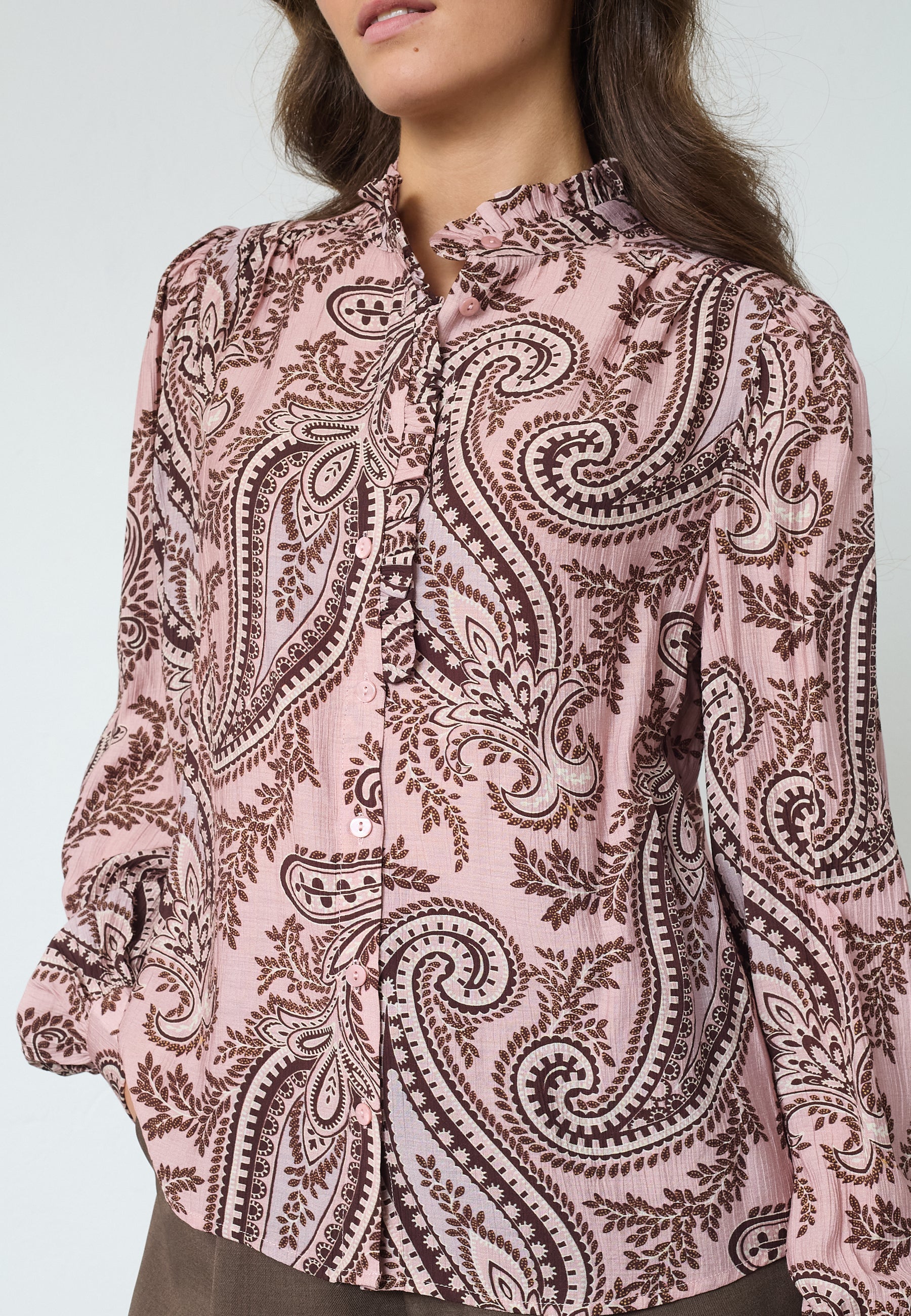 SP Virsa shirt mauve paisley - Online-Mode