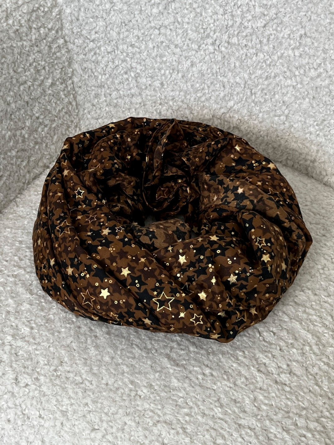 Star scarf brown - Online - Mode