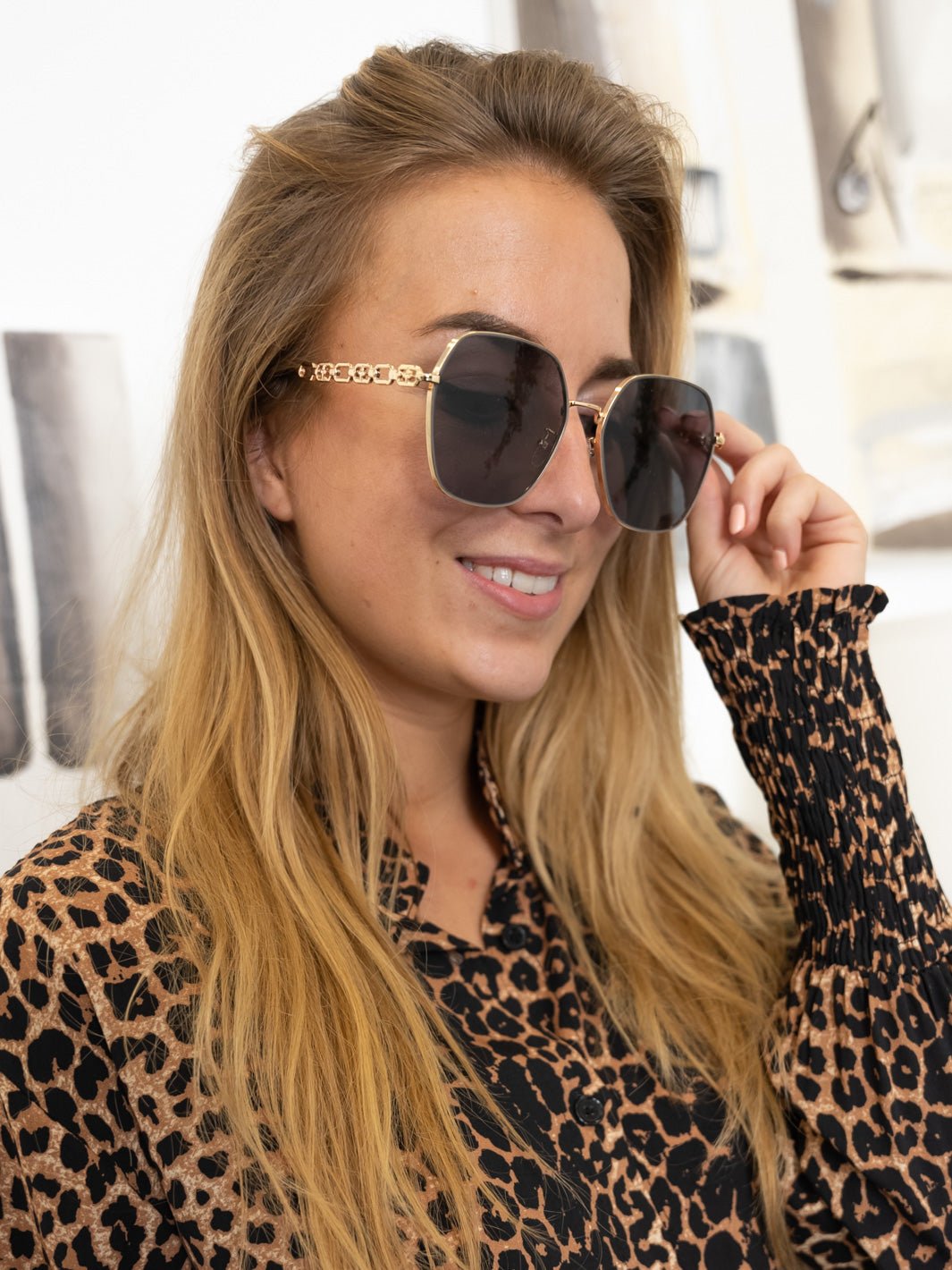 Sunglasses no. 11 grey/gold - Online-Mode