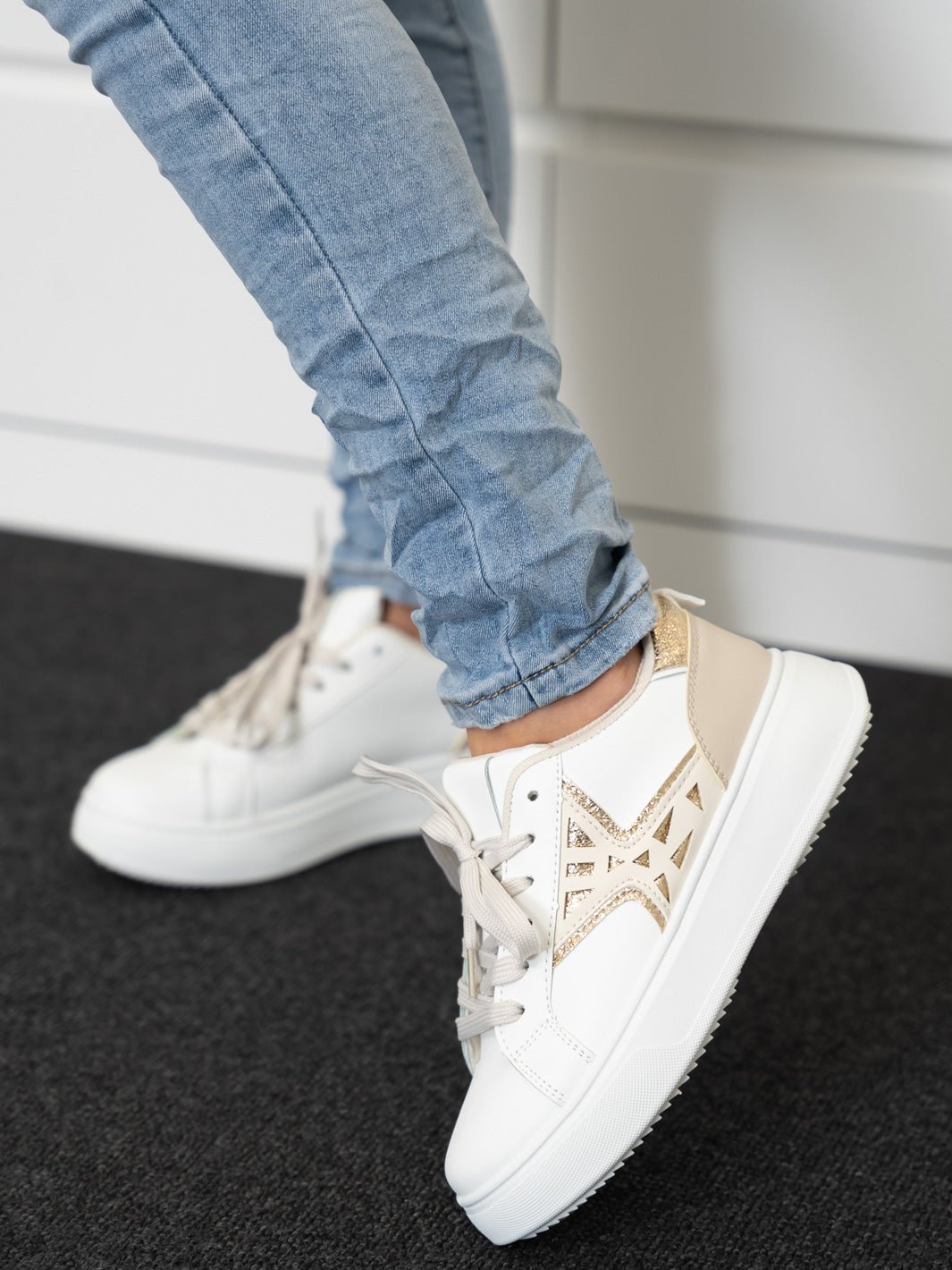 Annie sneakers white/beige - Online-Mode