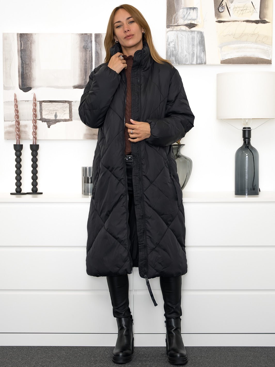 B.young BYbomina coat 2 black - Online-Mode