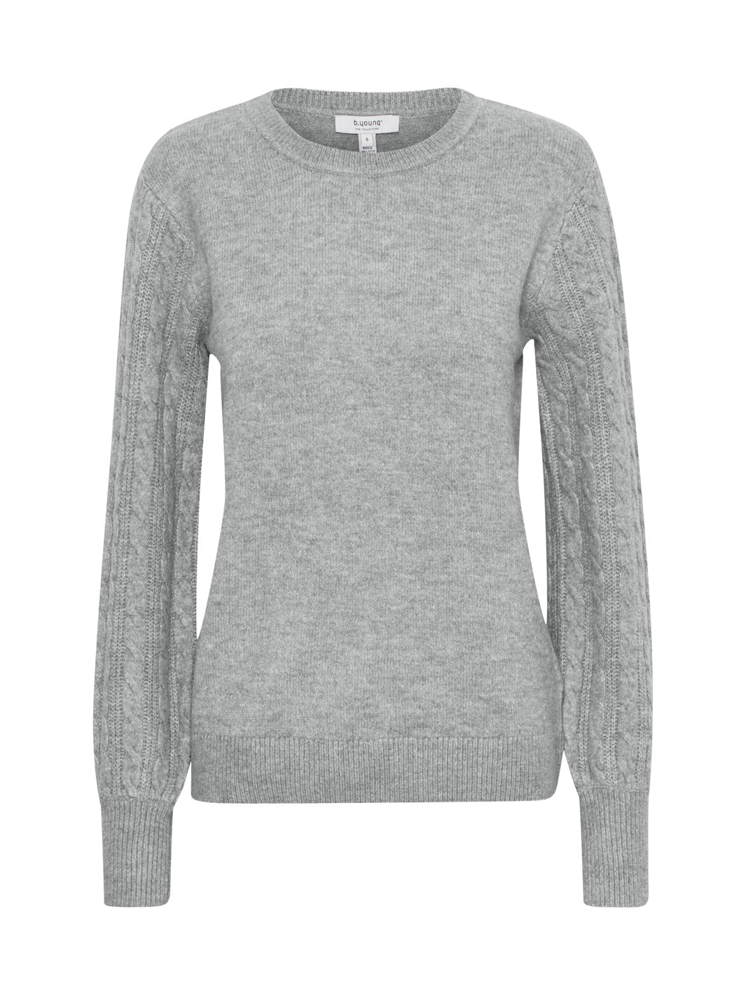 B.young BYomuna jumper mid grey melange - Online-Mode