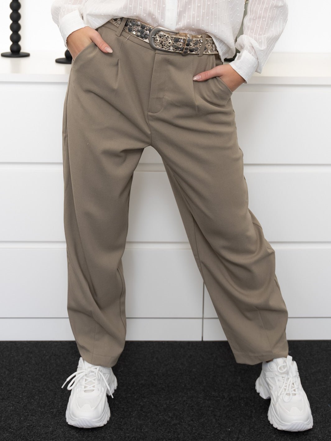Kaffe KAmerle 7/8 pants suiting brindle - Online-Mode
