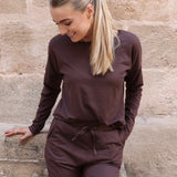Liberté Alma LS top fleece brown