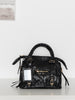 Rebel Bag medium shimmer black