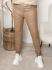 MDC Tennie leatherlook pants camel