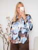 L&D Laica shirt blue waterprint