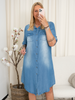 Marta du Chateau Florentina dress medium blue