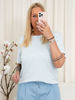 Marta du Chateau Enrica tee celeste stripe