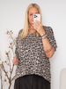 MDC Harper tee beige leo