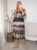 Nithiya dress print 38 beige