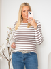 MDC Begonia LS tee tortora