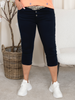 Renee capri jeans marineblå