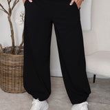 BC Davina balloon pant black