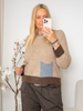 MDC Elora knit camel denim