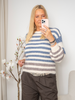 MDC Cassie knit beige/jeans/fango