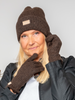 MDC Rib beanie hat brown