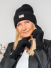 MDC Rib beanie hat black