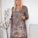 MDC Melona dress fango