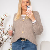 MDC Dakota knit dark fango