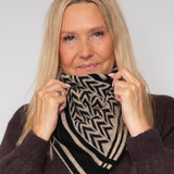 BC Bex triangle scarf latte