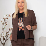 Ofelia Gira shirt brown