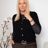 BC Dell ss cardigan black