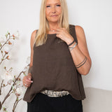 MDC Alessia top mocca