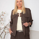 MDC Malisa hør jacket mocha