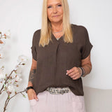 MDC Bellissima blouse mocca